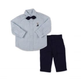 PANTALON - CHEMISE - PAPILLON - 9M/5A