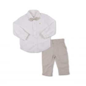 PANTALON - CHEMISE - PAPILLON - 9M/5A