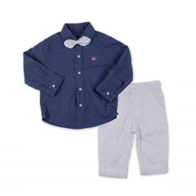 PANTALON - CHEMISE - PAPILLON - 9M/5A