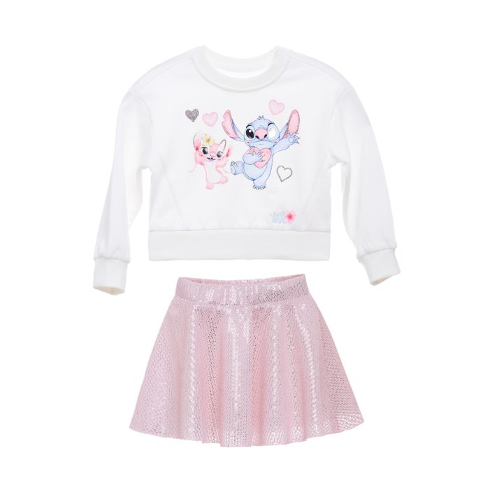 Sweat+Jupe - 3/8 stitch paillette