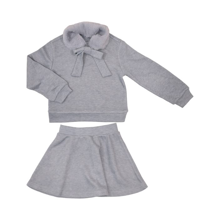 Sweat+Jupe+Col - 8/16 fourrure