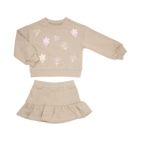 Top+Jupe - 3/8 Tulipes