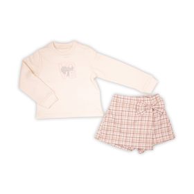 Top+Jupe Cul - 6/14 Carreaux