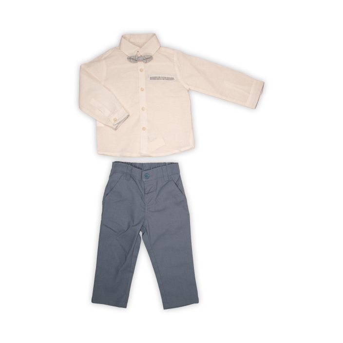 Chemise+Pant+Pap - 18m/6a