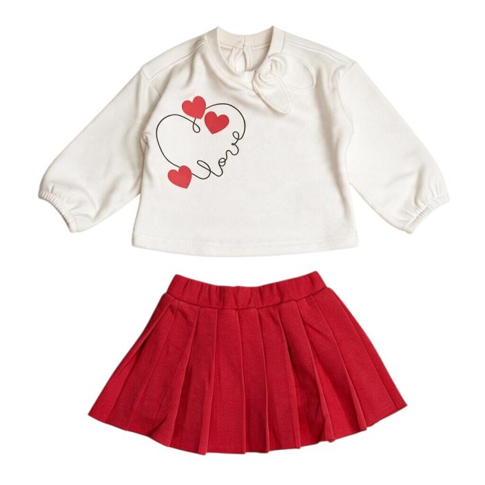 Jupe+Sweat - 18m/6a